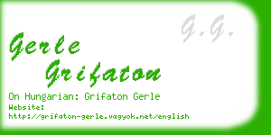 gerle grifaton business card